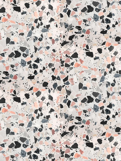 Mojave Terrazzo Wallpaper, mauve and gray - mosswell.us