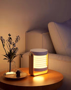 Nordic Foldable Portable Lantern Bedside Table Lamp, Dimmable Nursery - mosswell.us