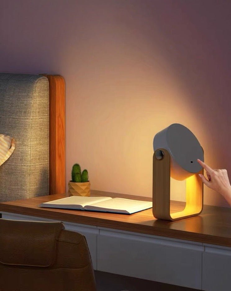 Nordic Foldable Portable Lantern Bedside Table Lamp, Dimmable Nursery - mosswell.us