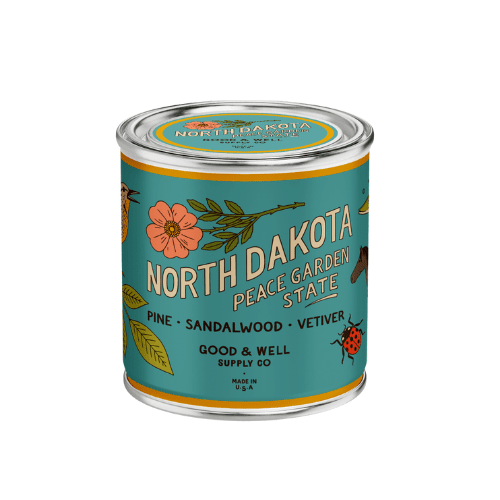 North Dakota State Candle - mosswell.us