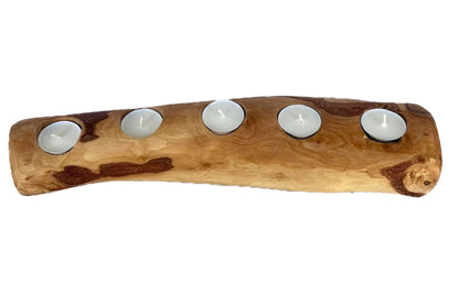 Olive Wood Candle Holder - mosswell.us
