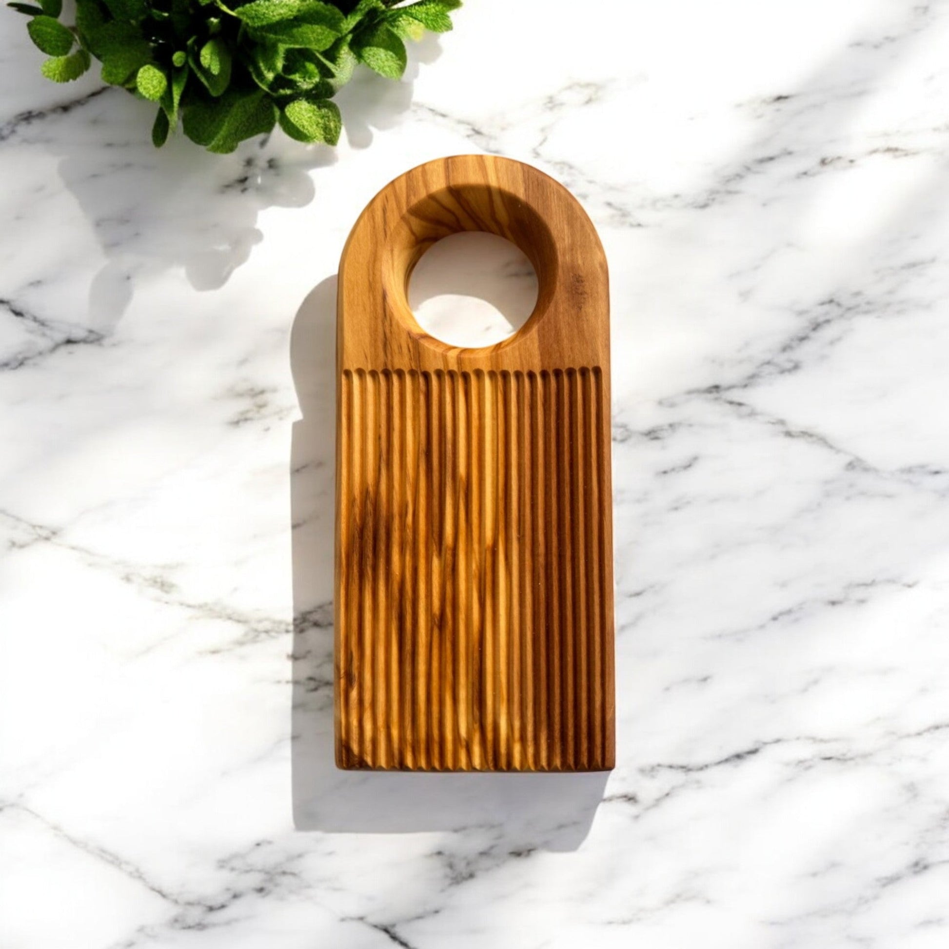 Olive Wood Gnocchi Board – Deep Grooves for Classic Texture - mosswell.us