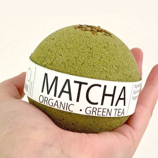 Organic Matcha Greentea Bath Bomb - 8oz - mosswell.us