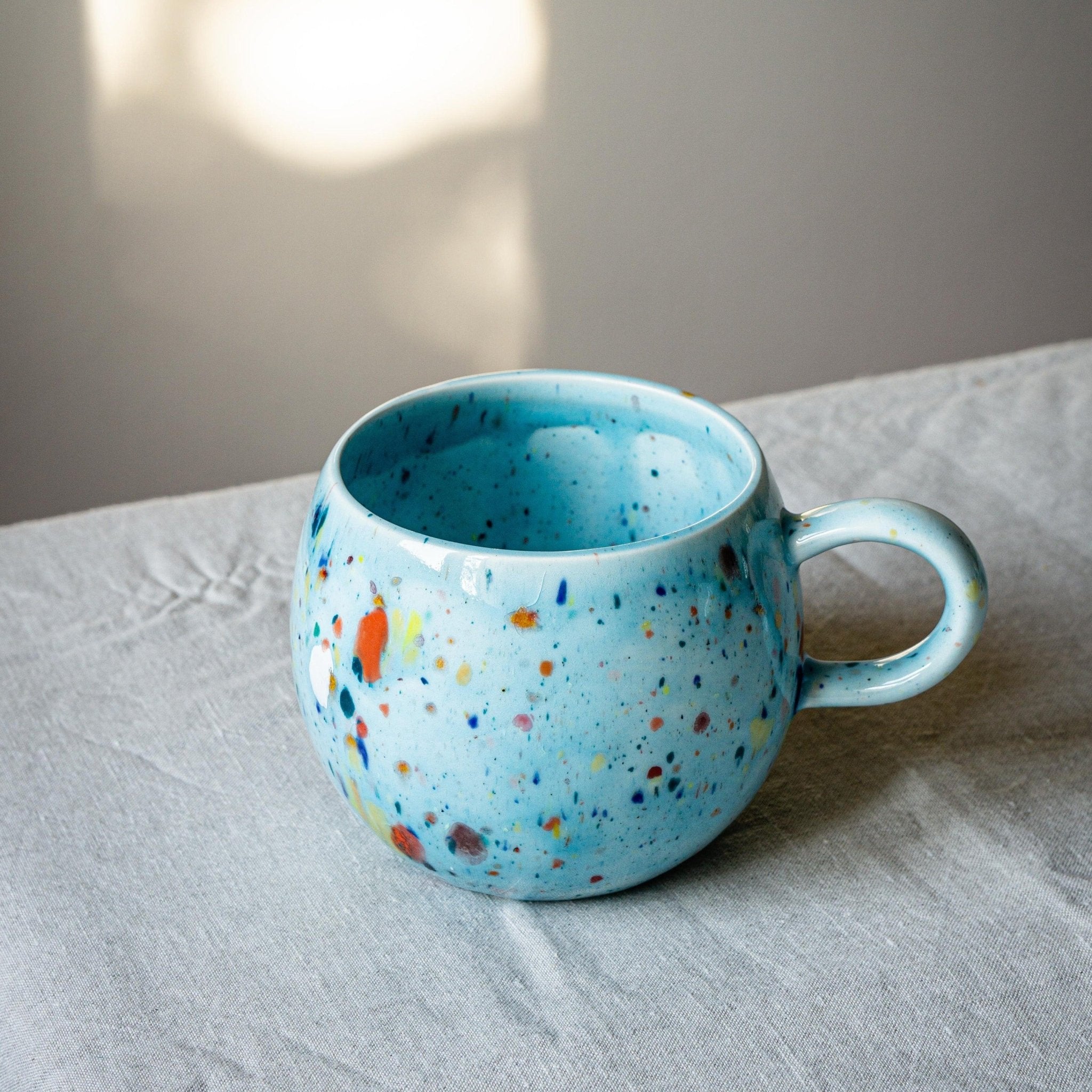 Party Ball Mug in Blue - mosswell.us