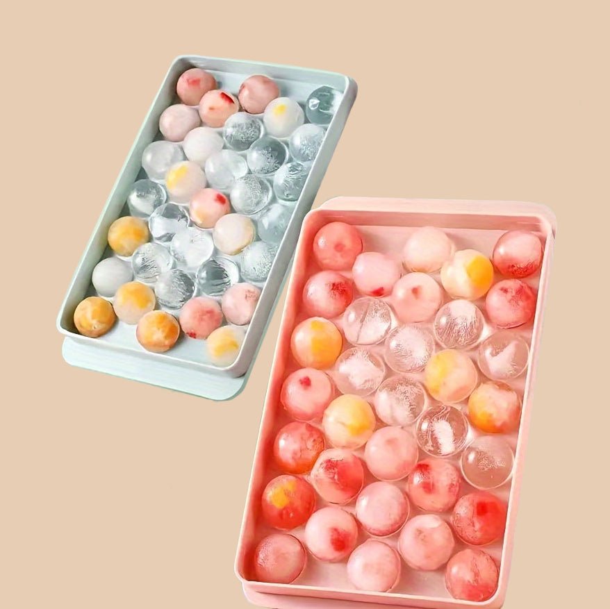 Premium 33 - Cube Silicone Ice Cube Tray - Round - mosswell.us