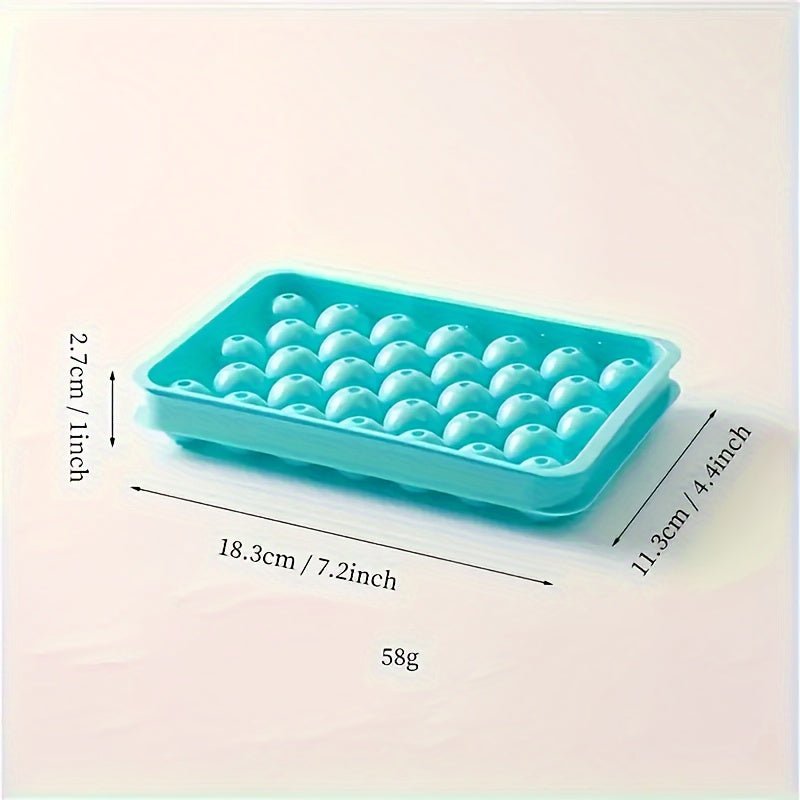 Premium 33 - Cube Silicone Ice Cube Tray - Round - mosswell.us