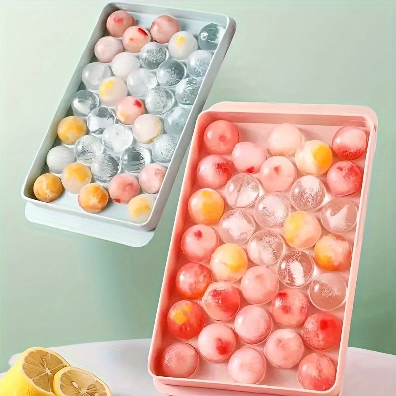 Premium 33 - Cube Silicone Ice Cube Tray - Round - mosswell.us