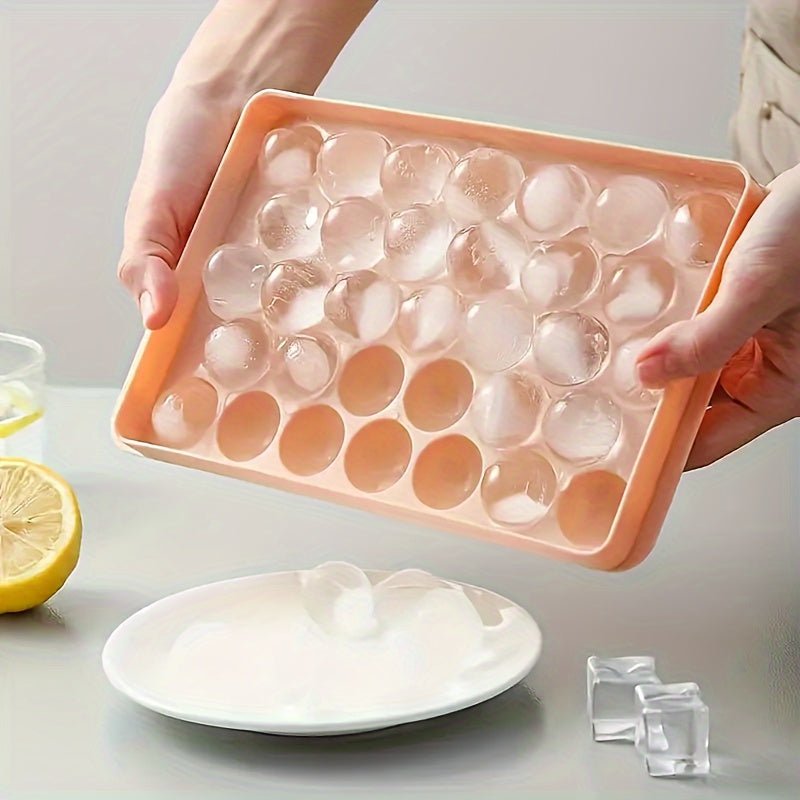 Premium 33 - Cube Silicone Ice Cube Tray - Round - mosswell.us