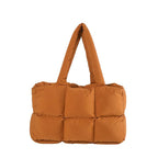 Puffy Quilted Tote Bag - mosswell.us