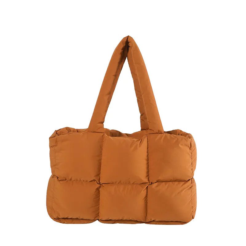 Puffy Quilted Tote Bag - mosswell.us