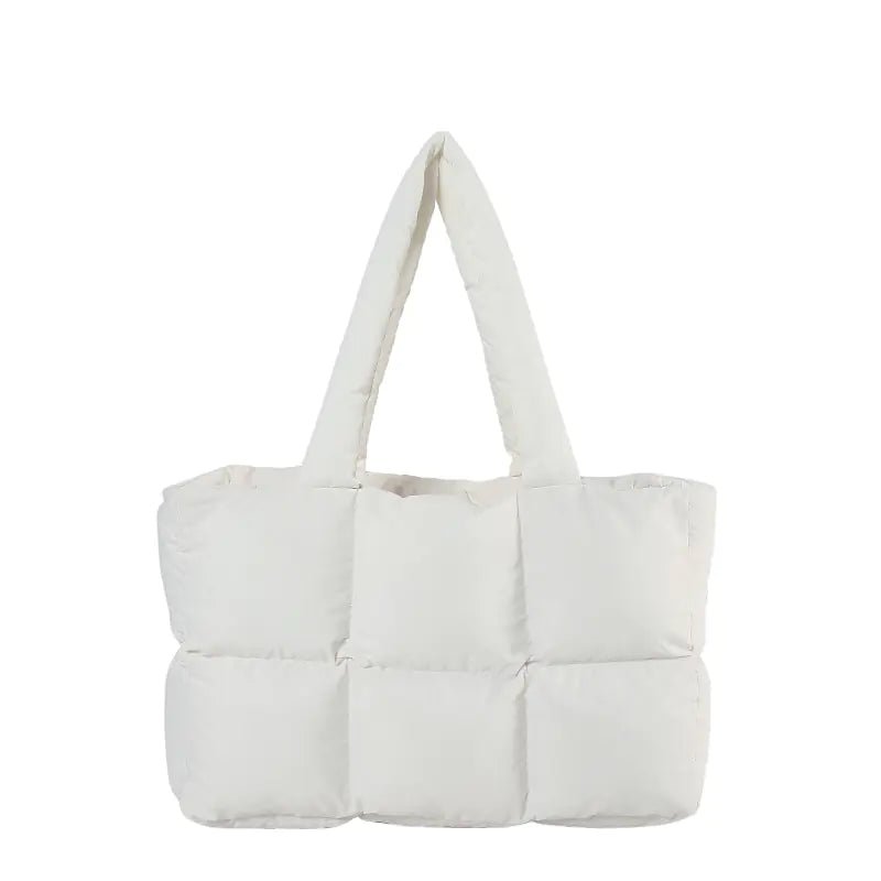 Puffy Quilted Tote Bag - mosswell.us