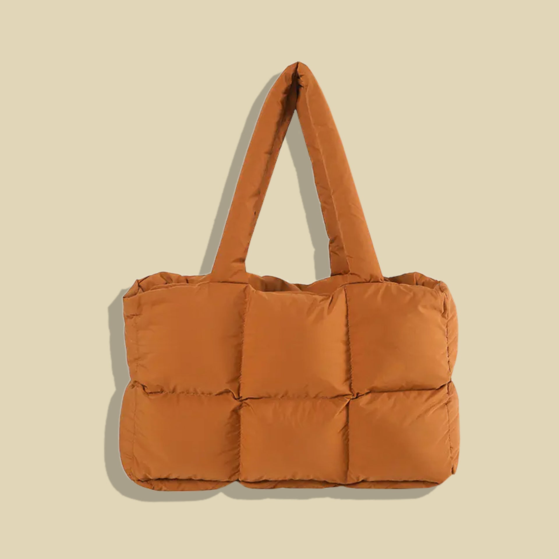 Puffy Quilted Tote Bag - mosswell.us