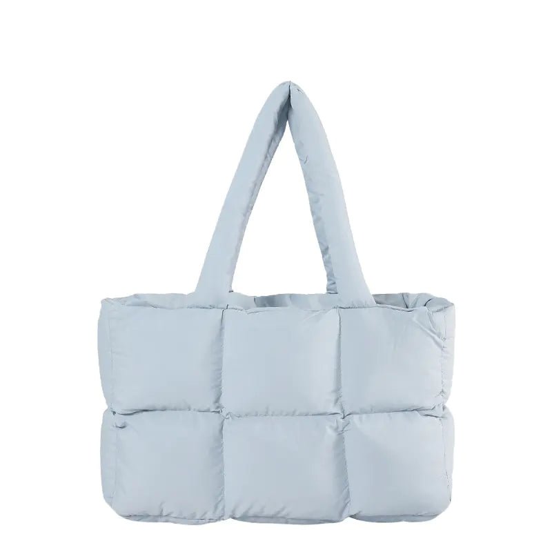 Puffy Quilted Tote Bag - mosswell.us