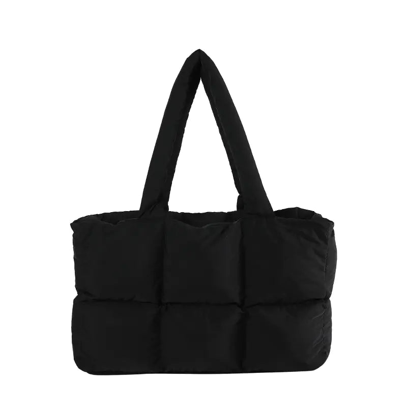 Puffy Quilted Tote Bag - mosswell.us