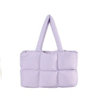 Puffy Quilted Tote Bag - mosswell.us