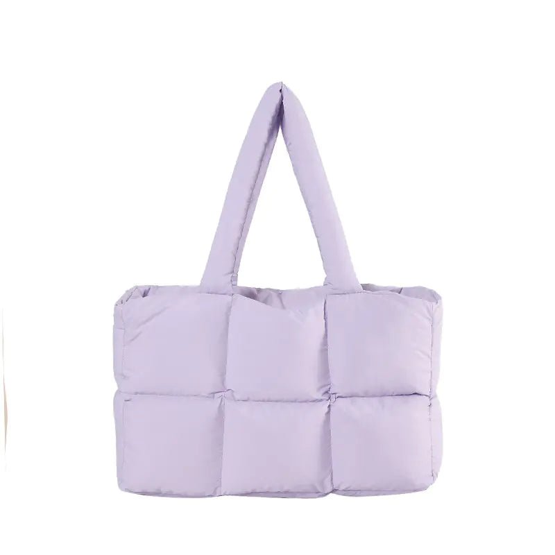 Puffy Quilted Tote Bag - mosswell.us