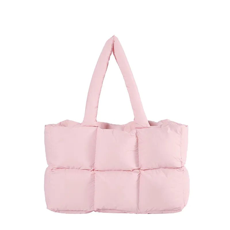 Puffy Quilted Tote Bag - mosswell.us