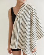 Retro Style 100% ORGANIC Combed Cotton Striped Bath Towel - mosswell.us