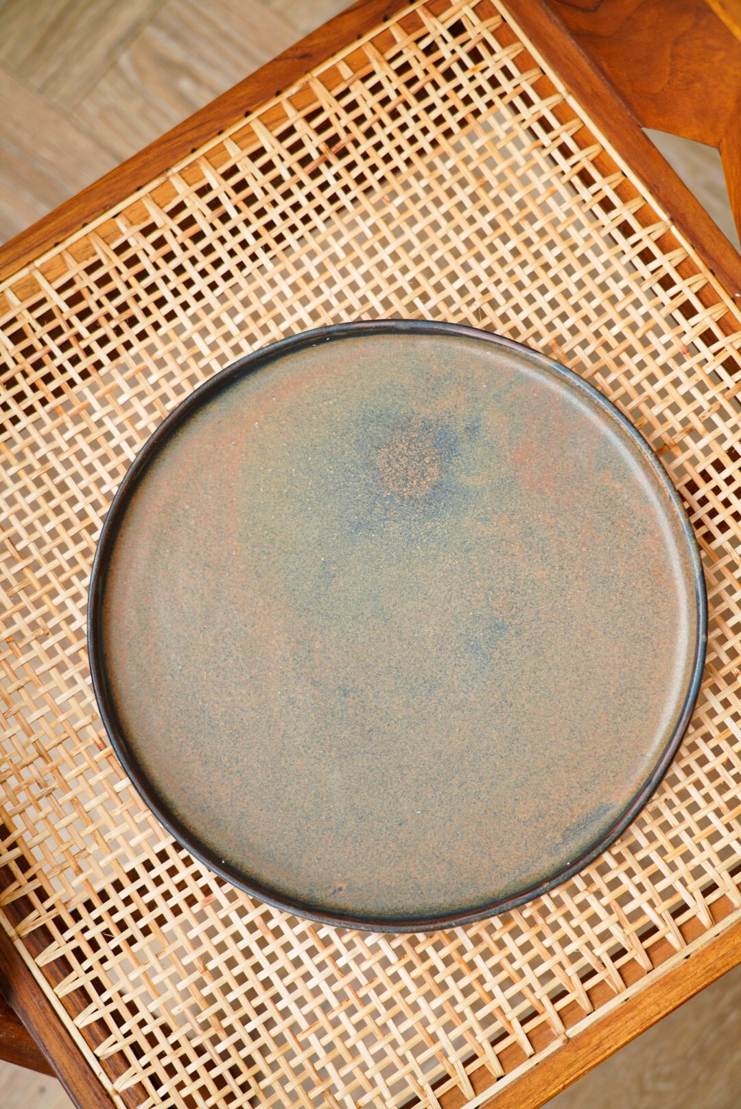 Rust Stoneware Dinner Plate - mosswell.us
