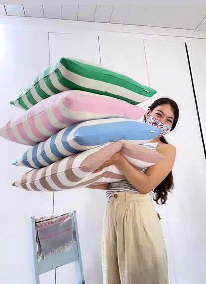 Santiago Cabana Stripe - Kelly Green - mosswell.us