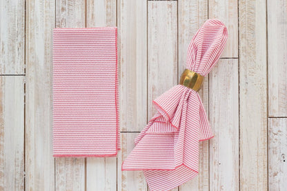 Seersucker Dinner Napkins, set of 4 - mosswell.us