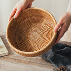 Set of 1 or 3 Rattan Decorative Woven Baskets - mosswell.us