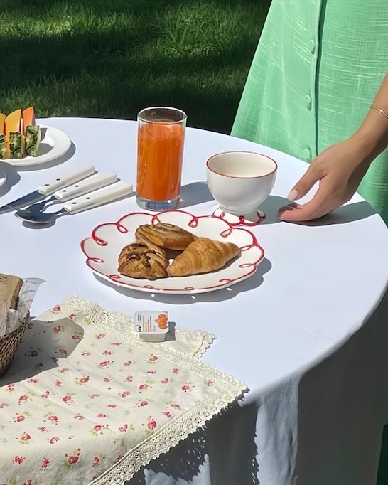 Set of 2 Cloud Ceramic Dinner Plates