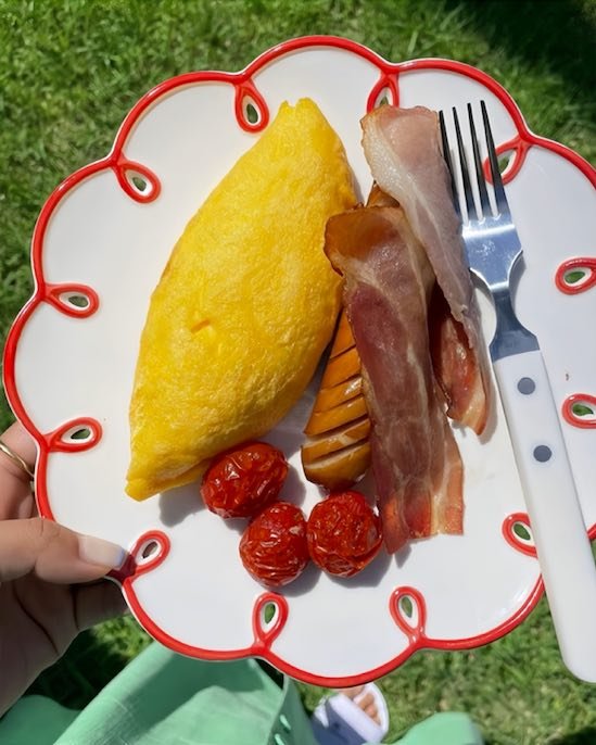 Set of 2 Cloud Ceramic Dinner Plates