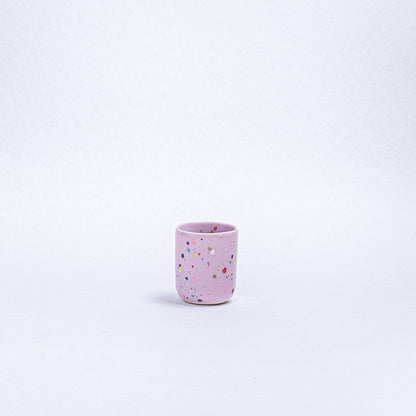 Set of 6 Espresso Cups /Egg Cups stoneware ceramic — Party Collection mix color - mosswell.us