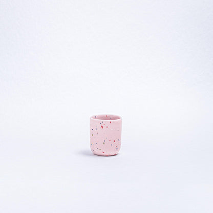 Set of 6 Espresso Cups /Egg Cups stoneware ceramic — Party Collection mix color - mosswell.us