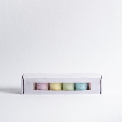 Set of 6 Espresso Cups /Egg Cups stoneware ceramic — Party Collection mix color - mosswell.us