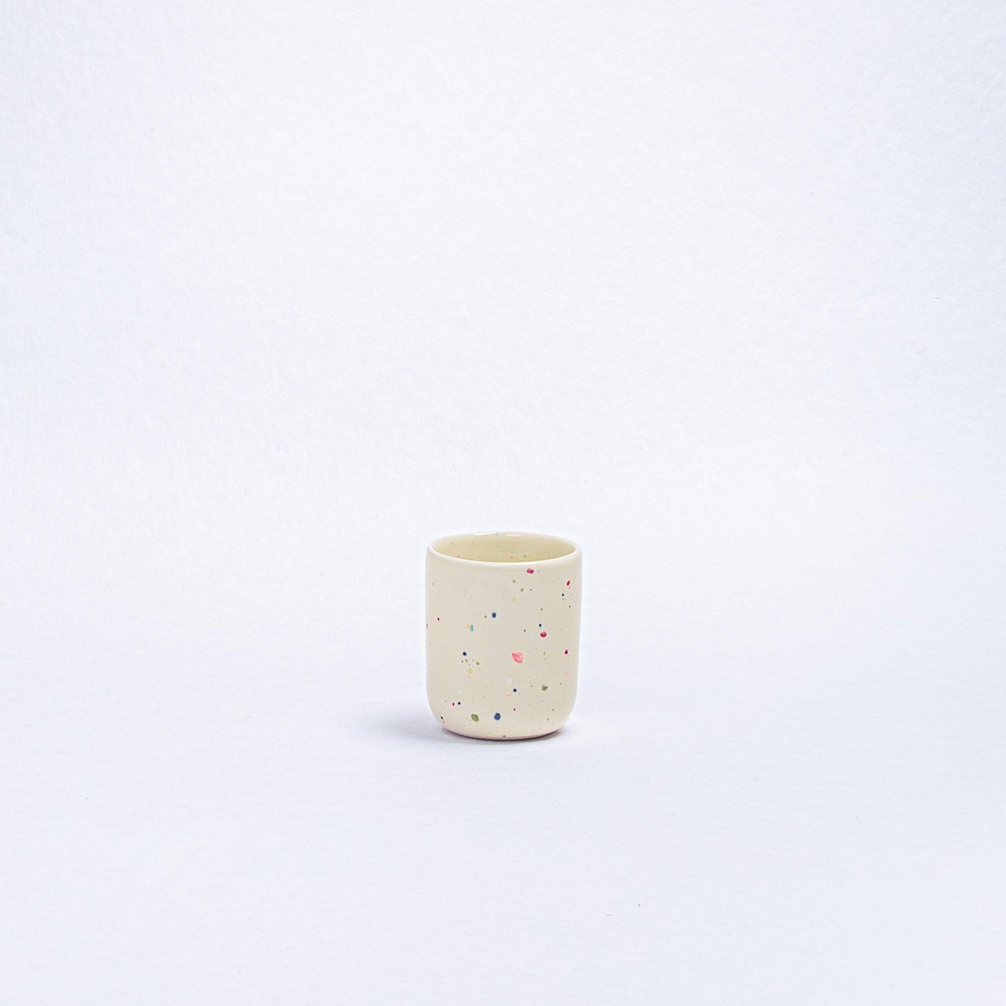 Set of 6 Espresso Cups /Egg Cups stoneware ceramic — Party Collection mix color - mosswell.us