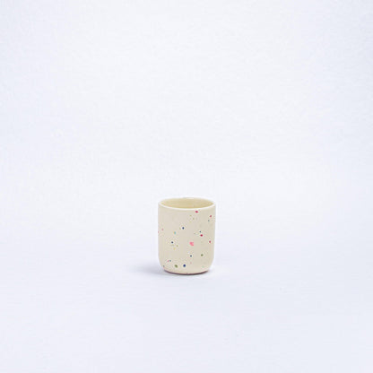 Set of 6 Espresso Cups /Egg Cups stoneware ceramic — Party Collection mix color - mosswell.us