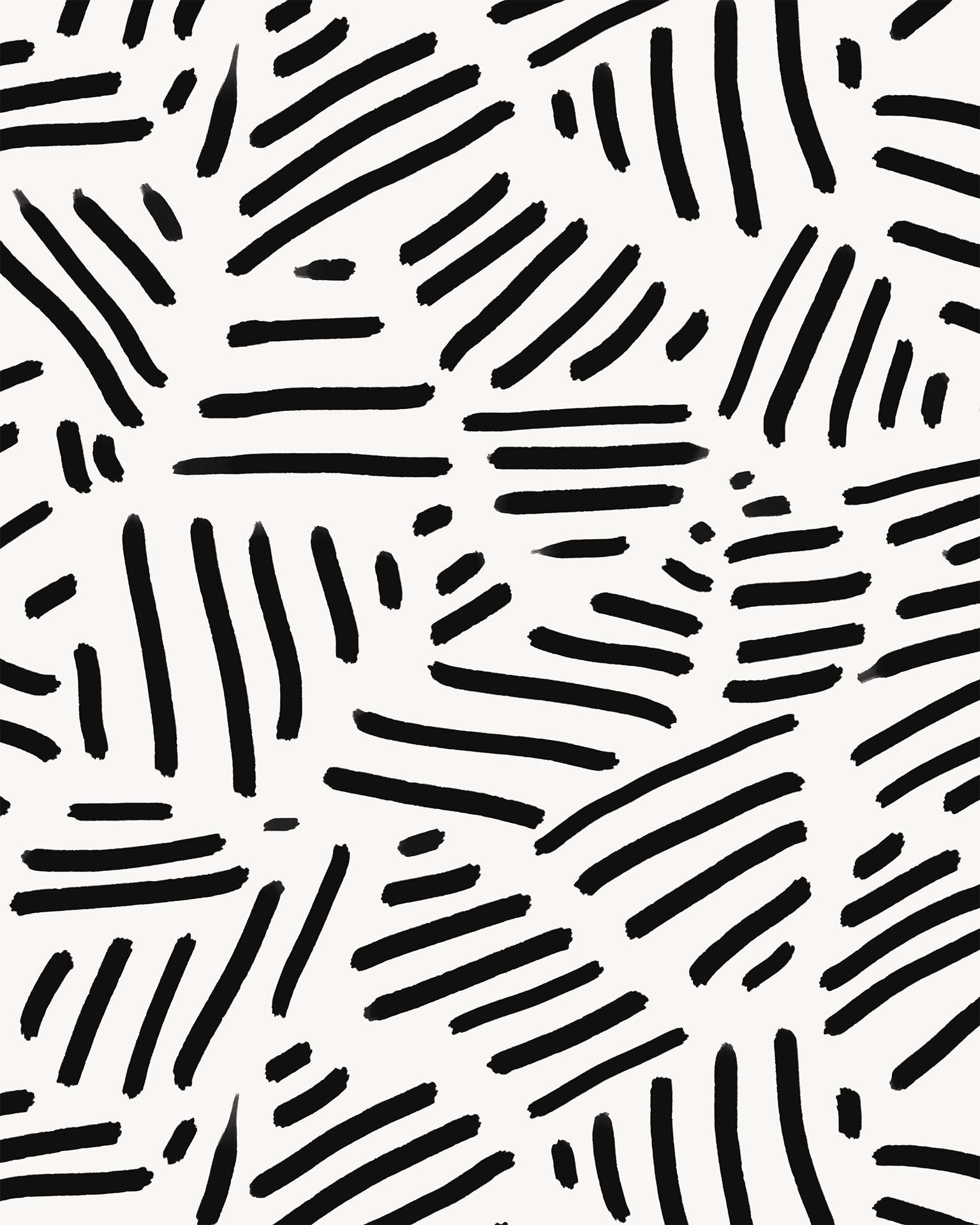 Simple Stripes Wallpaper, white & black - mosswell.us
