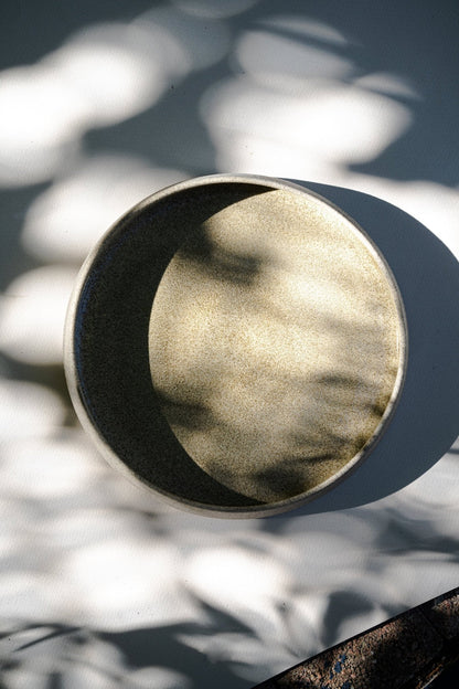 Stoneware Salad Plate with High Sides - Concrete - mosswell.us