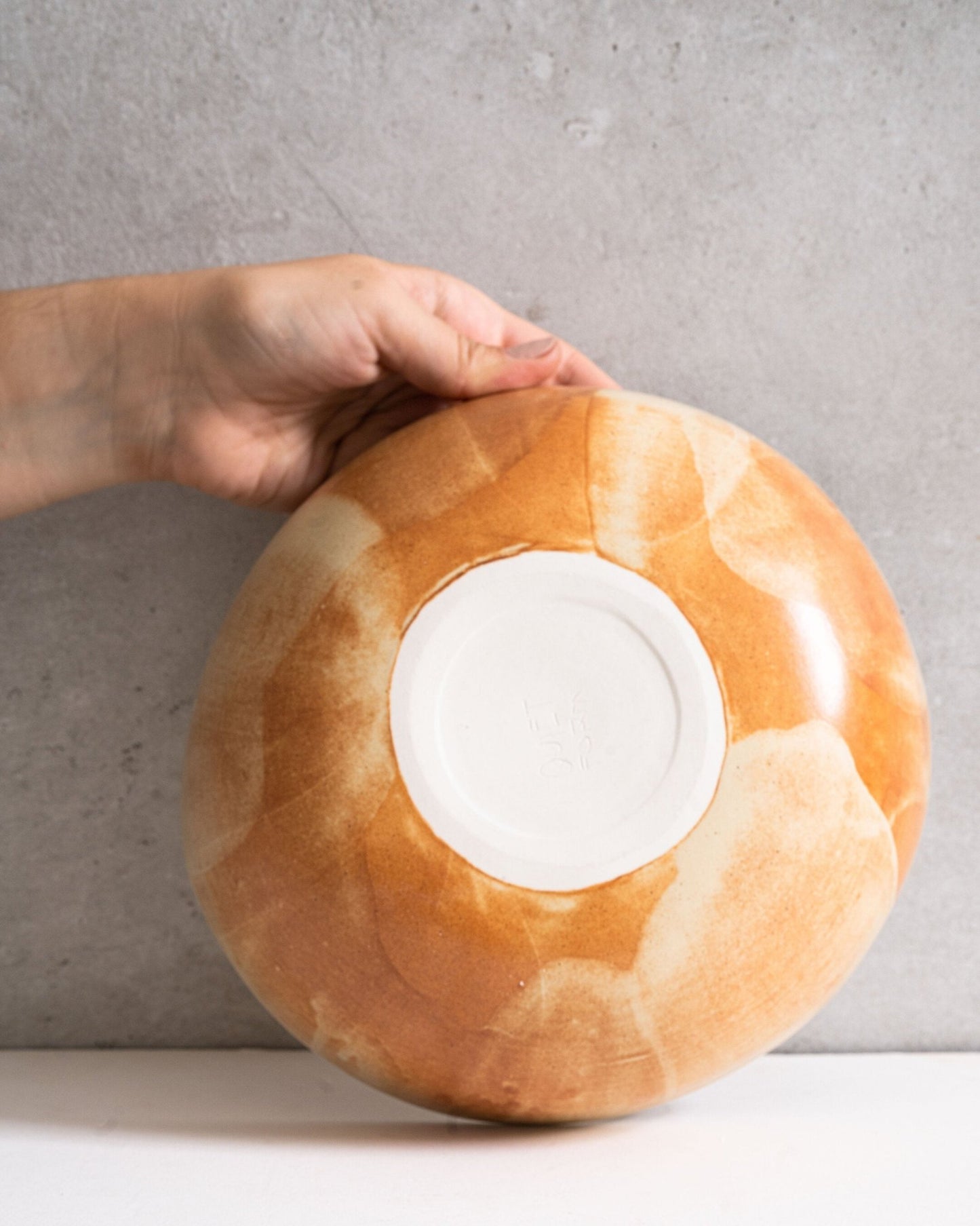 Stoneware Salad Serving Bowl - mosswell.us