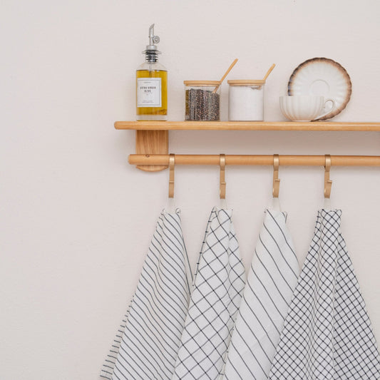 Stripe & Check Kitchen Towel Set - mosswell.us