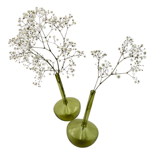 Tilted Sage Bud Vase - Pair - mosswell.us