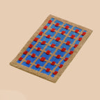 Ultra Soft Whimsical Dopamine Checker Bath Rug, Absorbent Mat