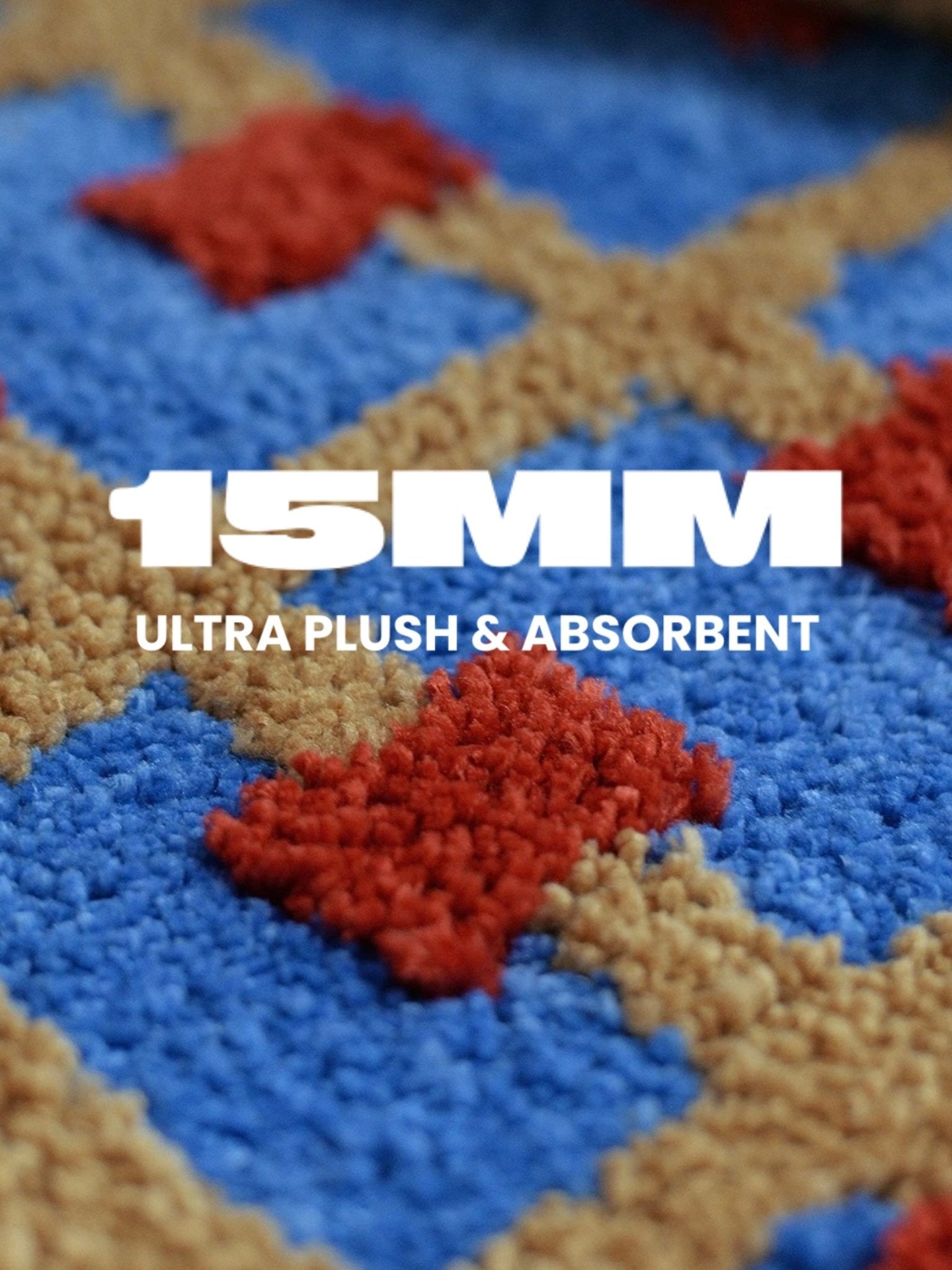 Ultra Soft Whimsical Dopamine Checker Bath Rug, Absorbent Mat - mosswell.us