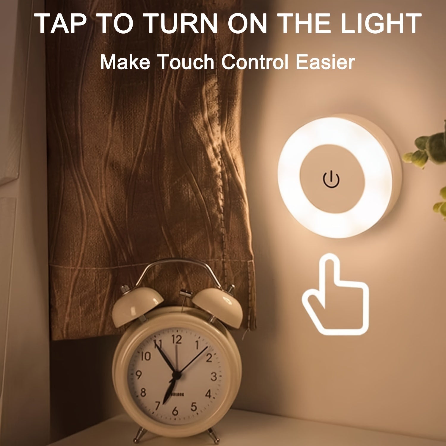 Versatile LED Touch Night Light for Home Decor - mosswell.us