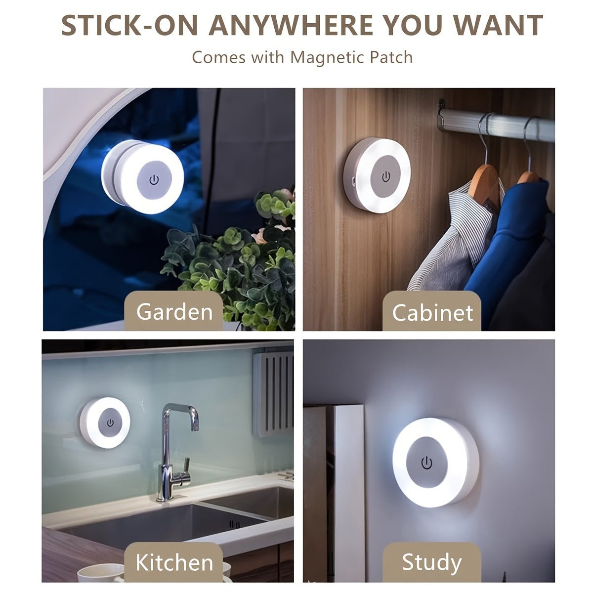 Versatile LED Touch Night Light for Home Decor - mosswell.us