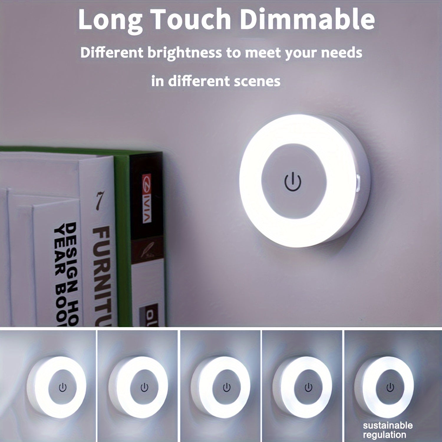 Versatile LED Touch Night Light for Home Decor - mosswell.us