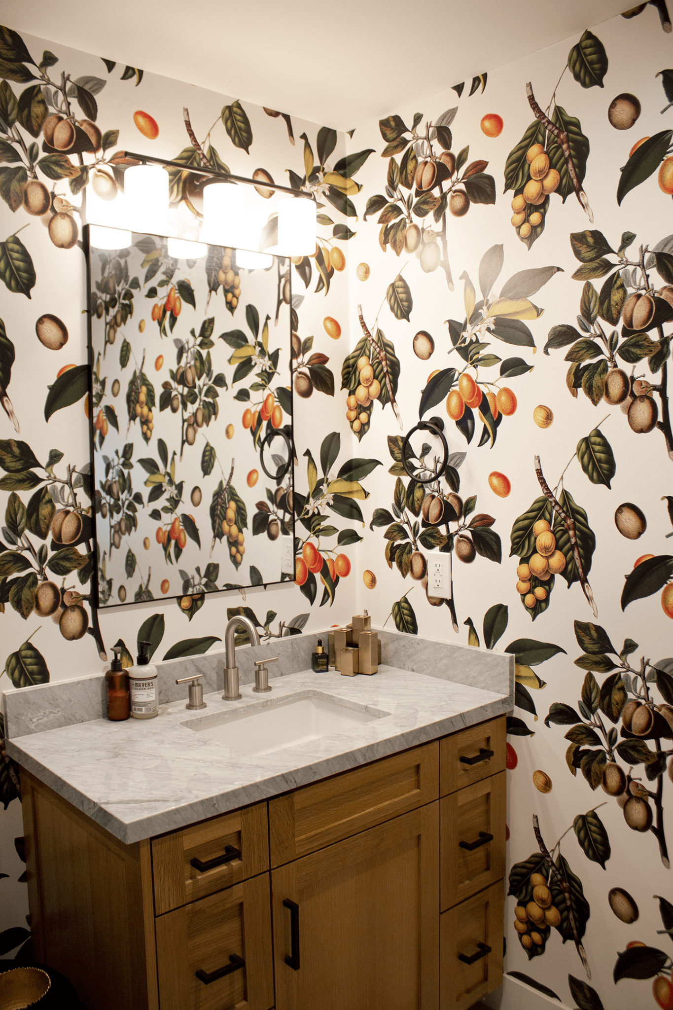 Vintage Orchard Wallpaper, white - mosswell.us