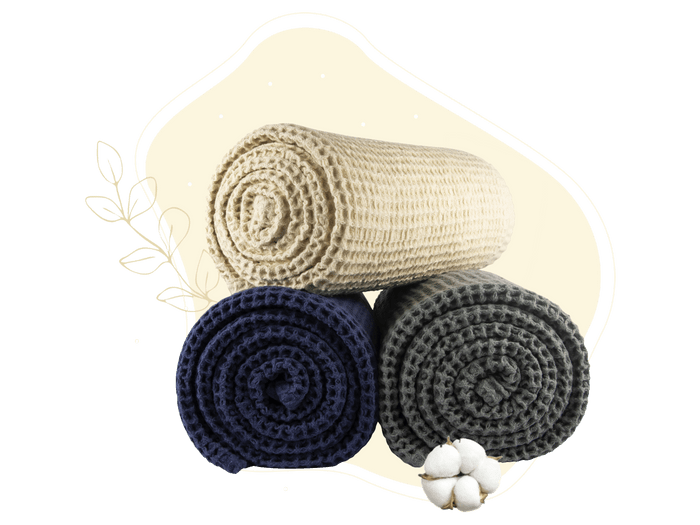 Waffle Weave Throw - mosswell.us