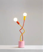 Whimsical Eclectic Memphis Cute Whimsical Sprout Table Lamp - mosswell.us