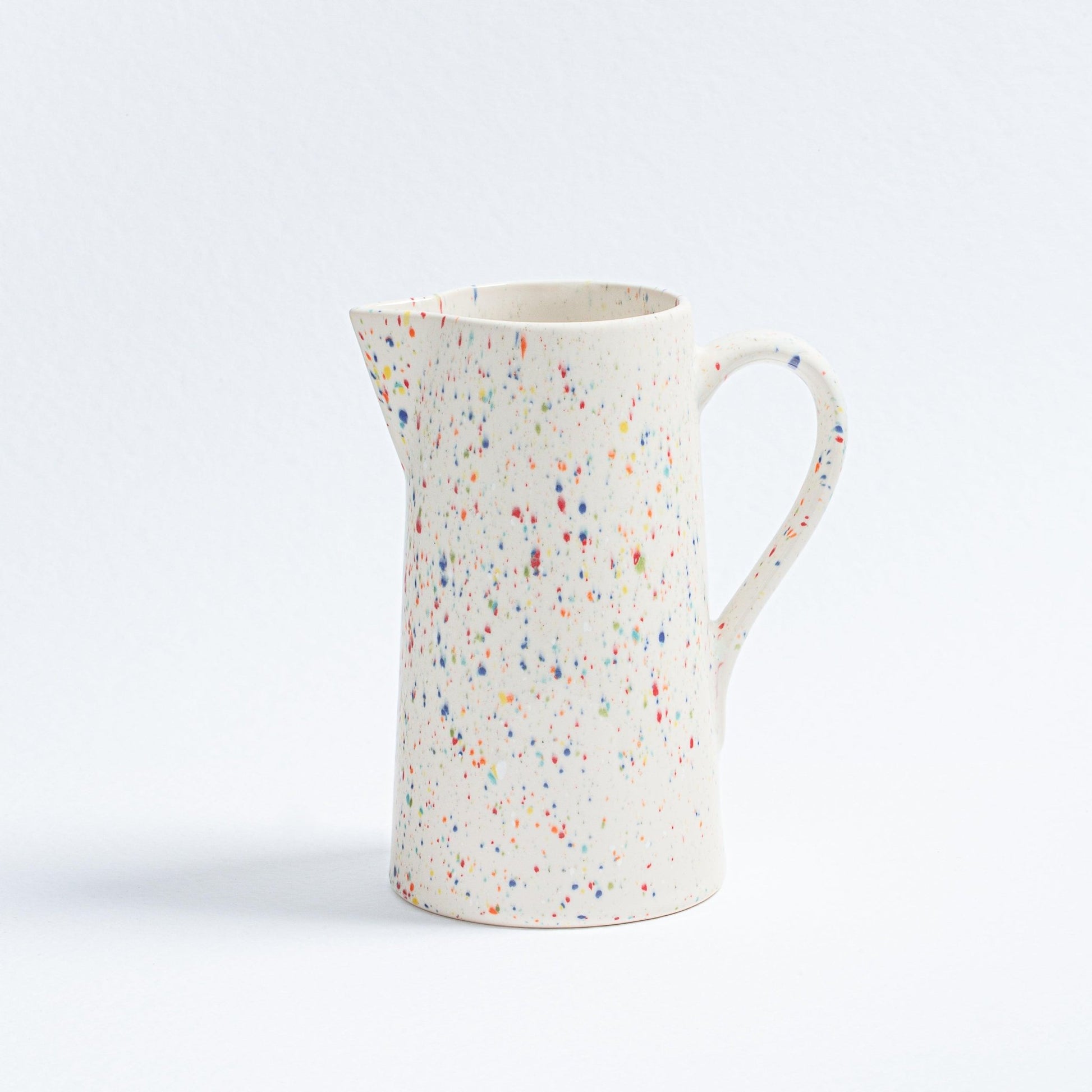 White Pitcher 51oz / 1.5L stoneware ceramic — Party Collection - mosswell.us