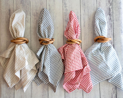 Wood Bangles Napkin Rings, set of four - mosswell.us